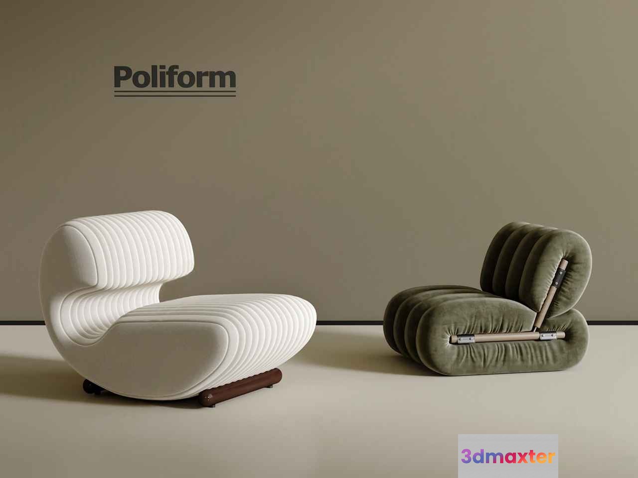 Modern Furniture Designs 3D Model - 8685 - CORONA Render