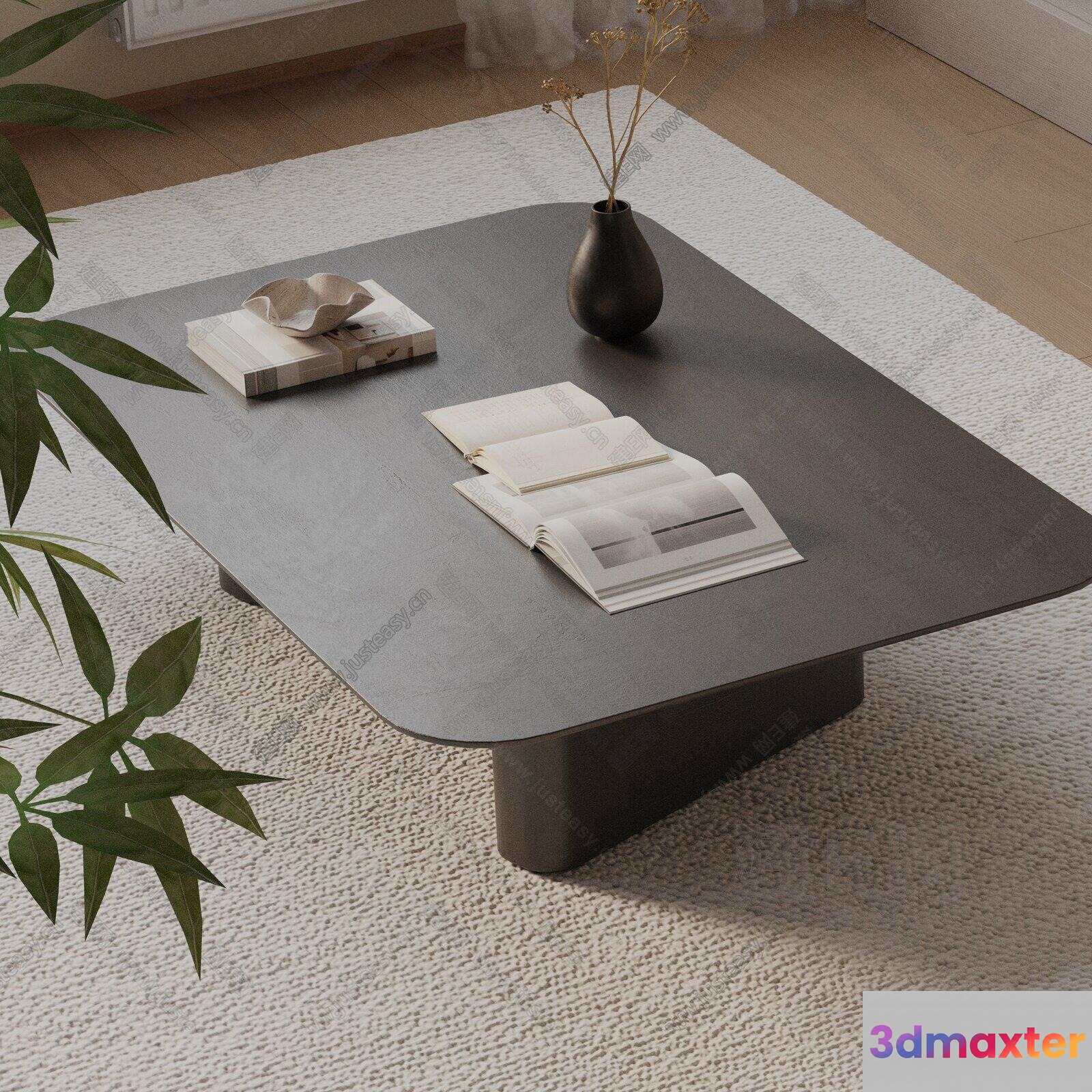 Modern Living Room 3D Model - 10748 - VRAY Render
