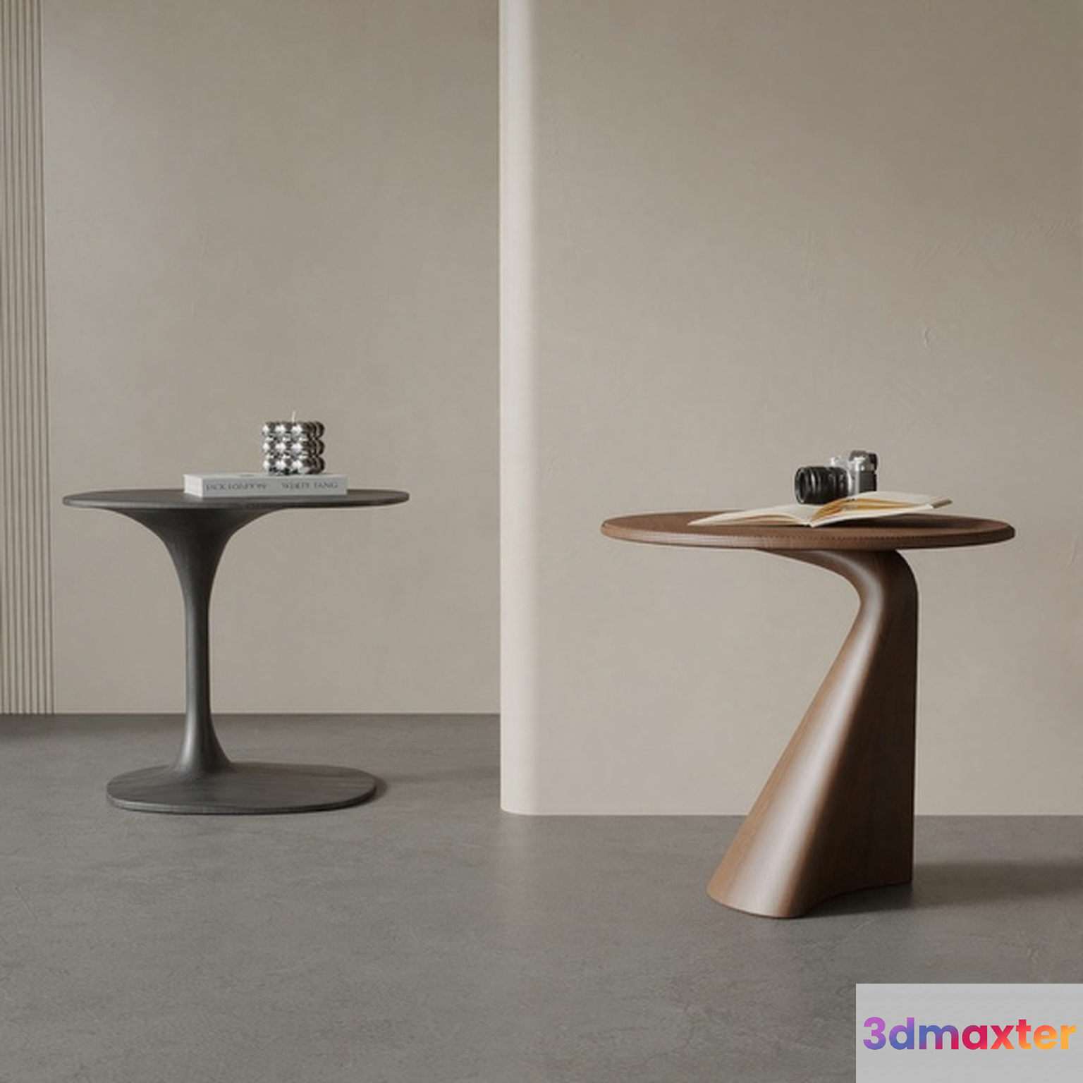 Modern Minimalist Tables 3D Model - 7043 - VRAY Render