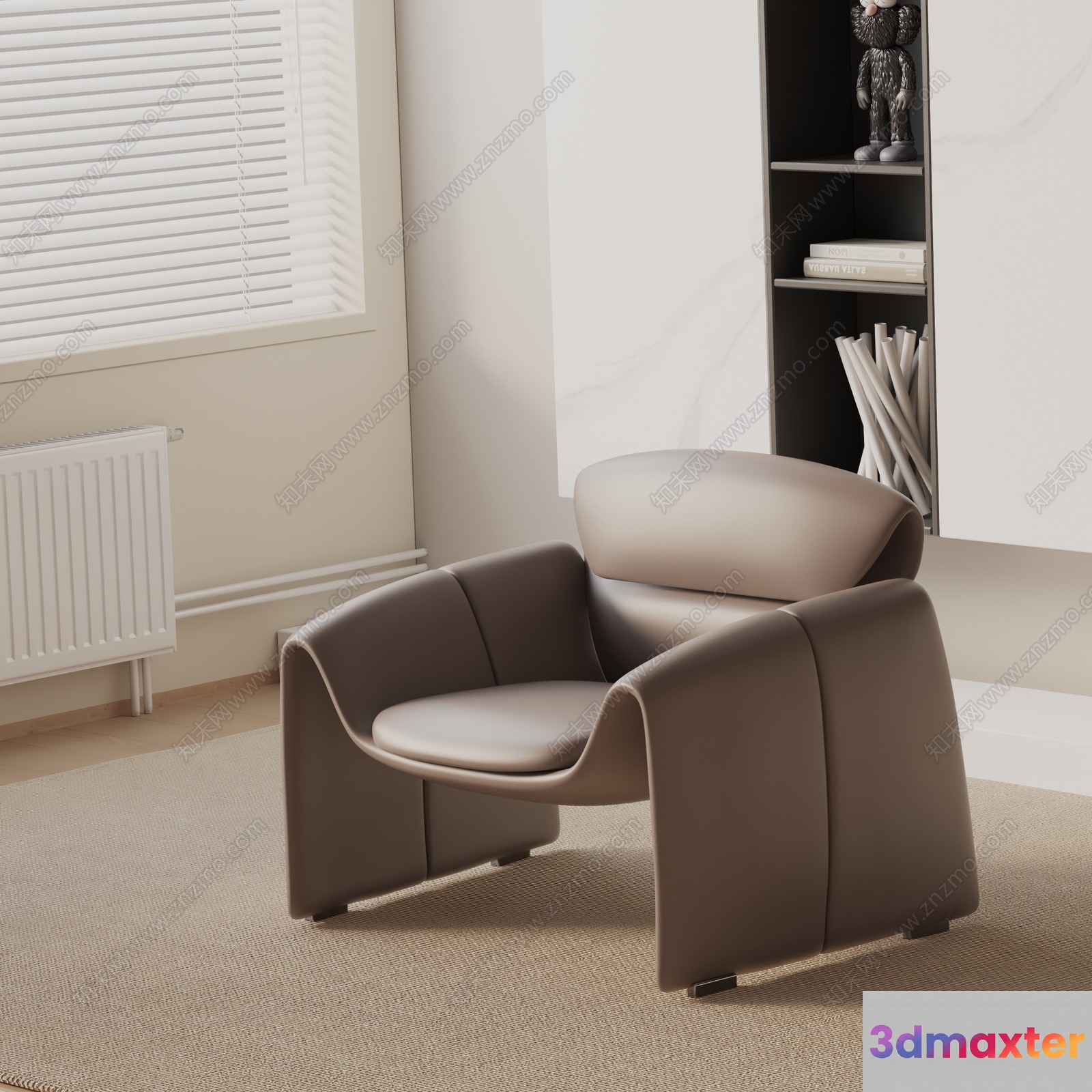 Modern Living Room 3D Model - 23713 - VRAY Render