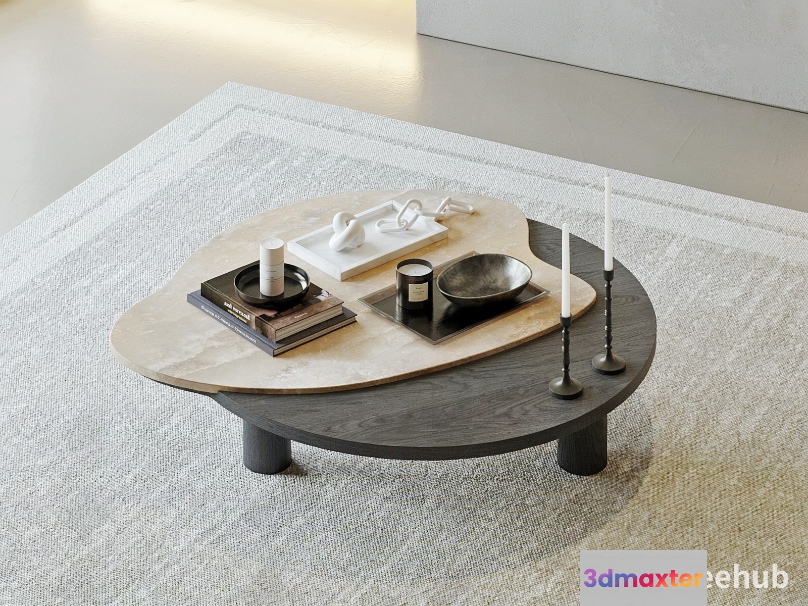 Modern Coffee Table 3D Model - 22631 - VRAY Render