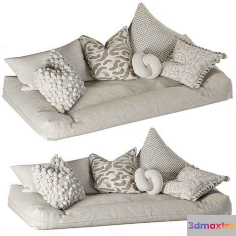 Cozy Sofa Set 3D Model - 1132 - CORONA Render