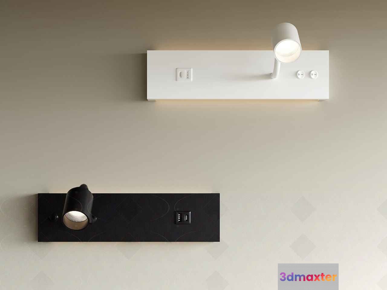 Modern Light Fixtures 3D Model - 1463 - VRAY Render
