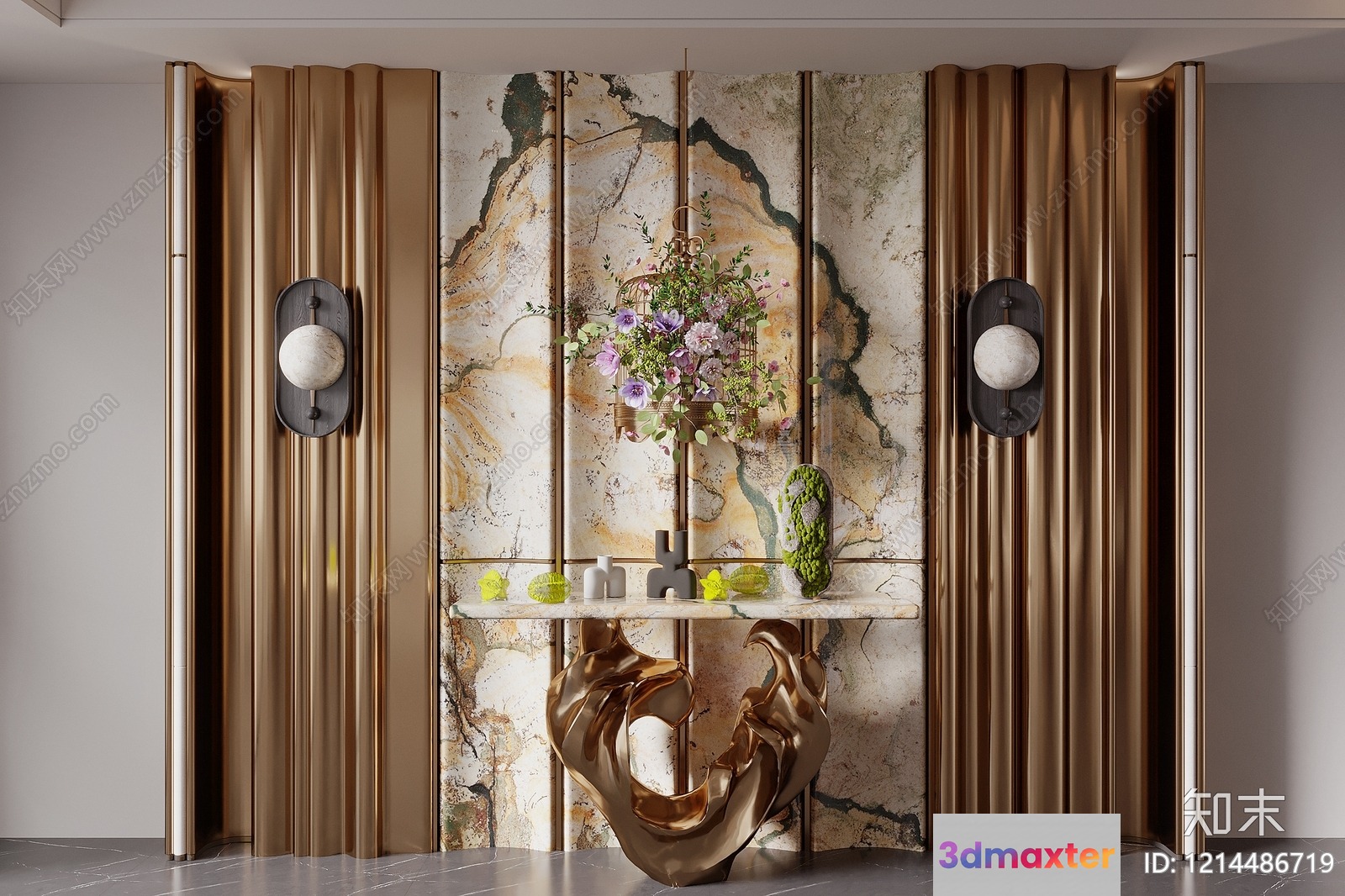 Modern Luxury Interior Design 3D Model - 14771 - VRAY Render
