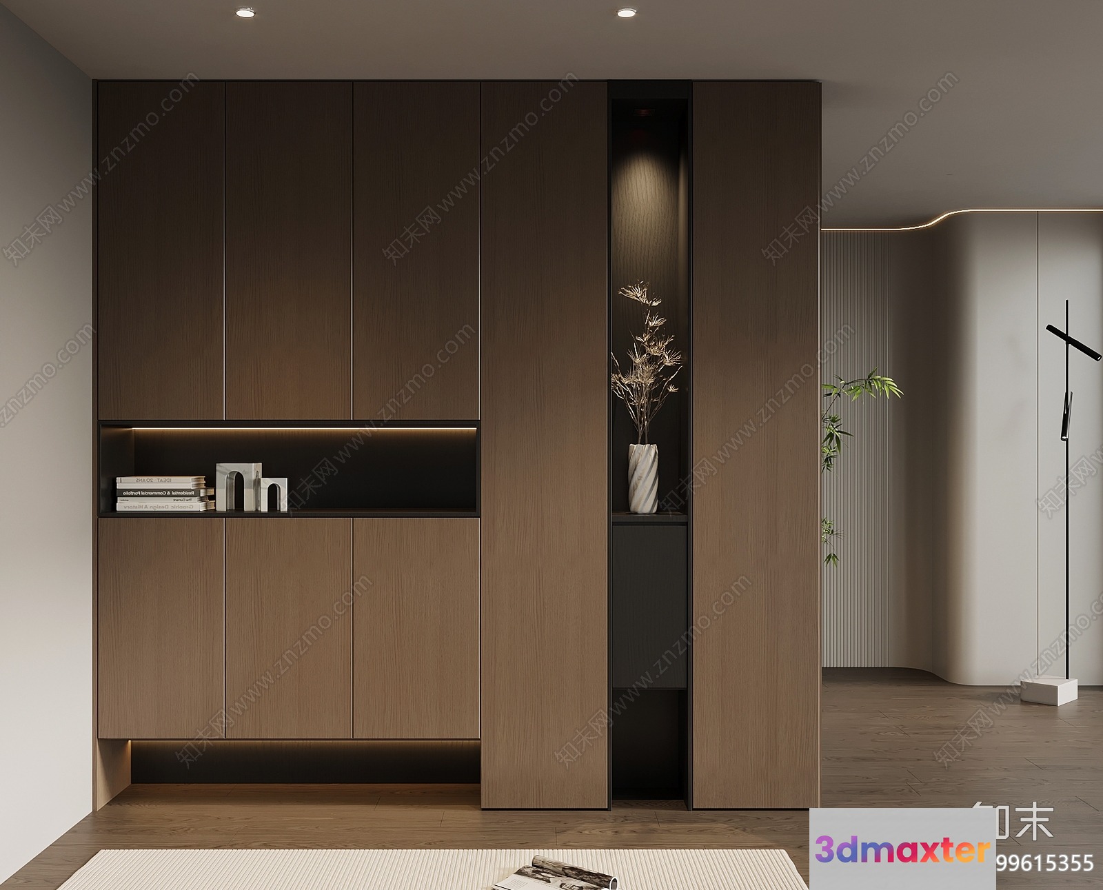 Modern Storage Unit 3D Model - 9685 - VRAY Render