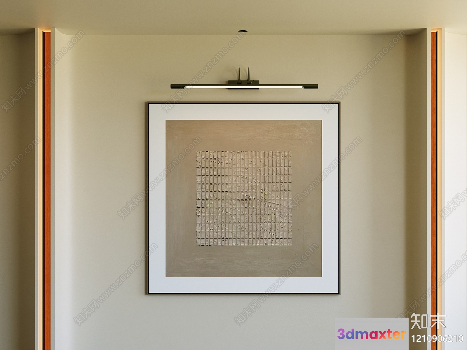 Modern Artwork 3D Model - 10940 - VRAY Render