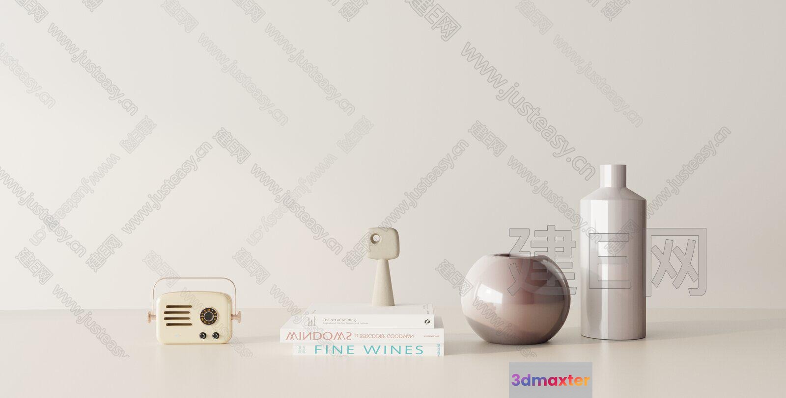 Minimalist Decor 3D Model - 9191 - VRAY Render