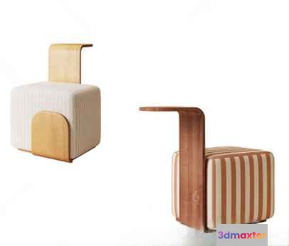 Wooden Chair 3D Model - 5382 - VRAY Render