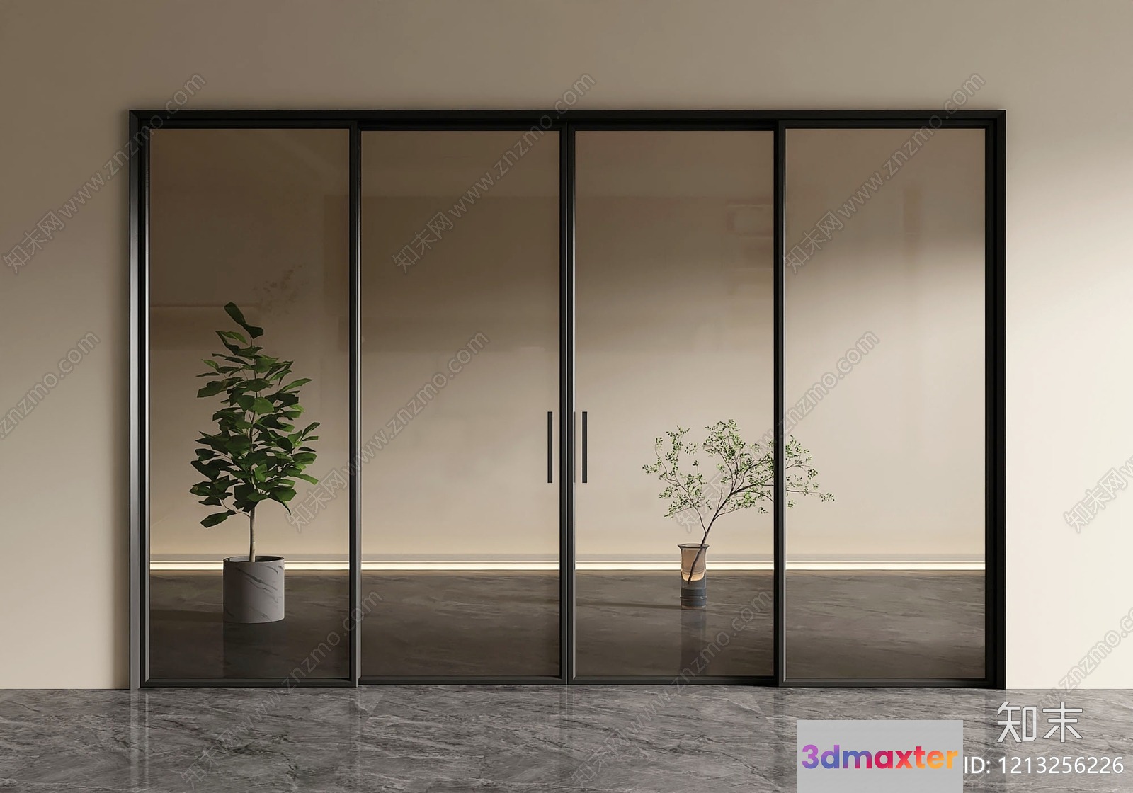 Minimalist Room Design 3D Model - 14763 - VRAY Render