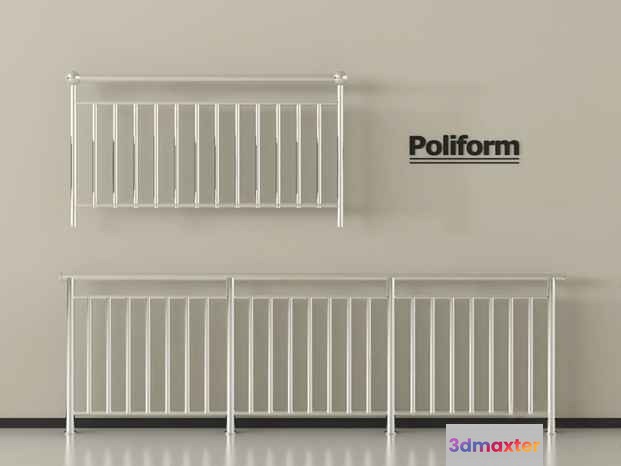 Metal Bed Frame 3D Model - 12117 - VRAY Render