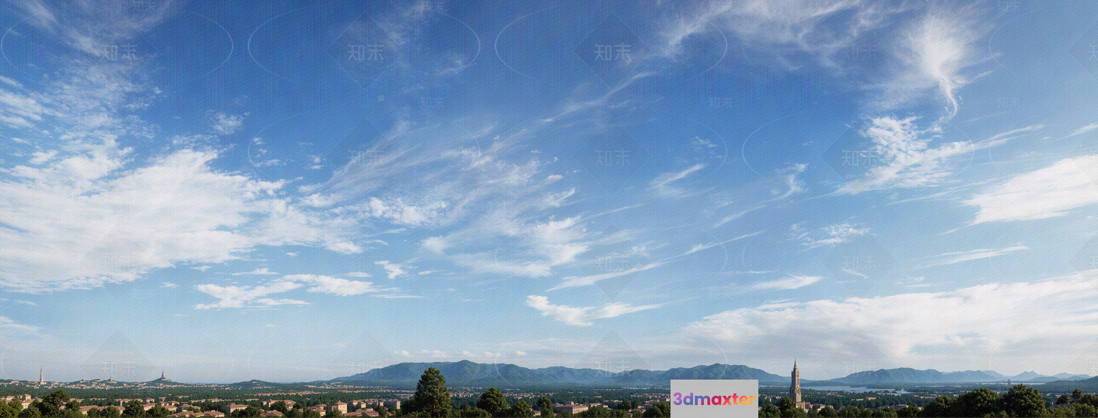 A Mountain Range 3D Model - 1772 - VRAY Render