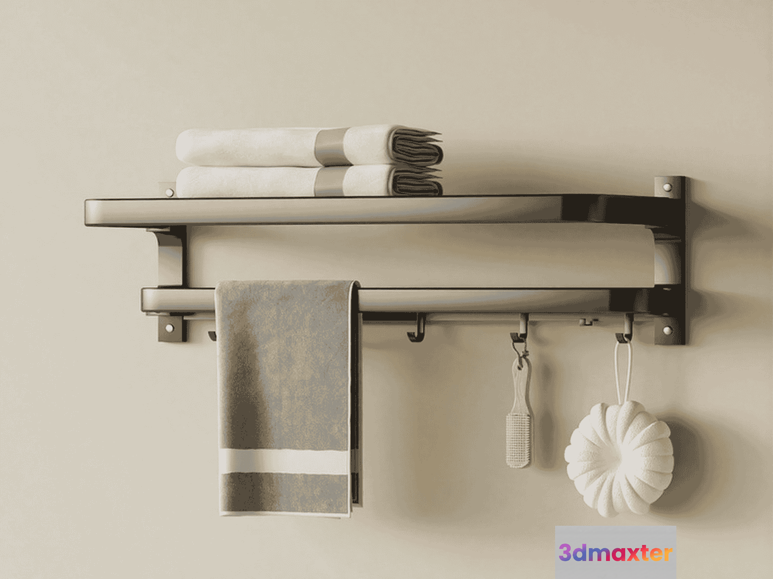 Modern Bathroom Shelf 3D Model - 15399 - VRAY Render