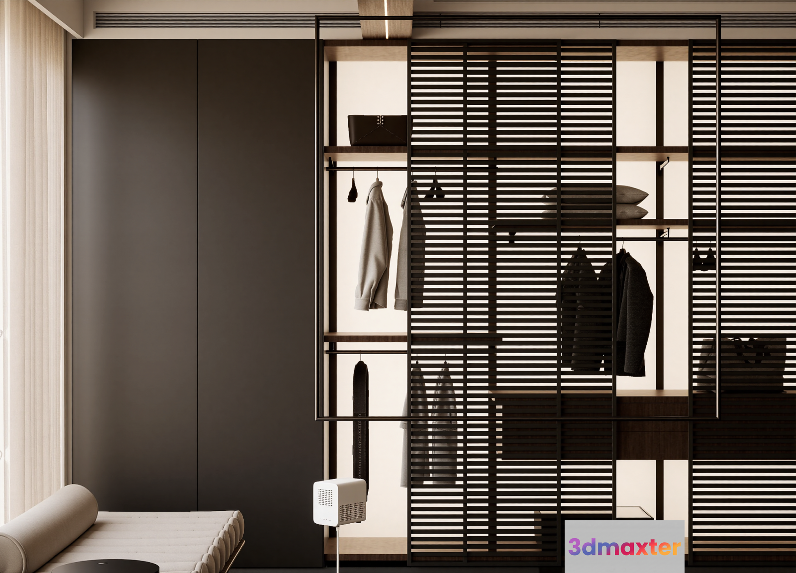 Modern Closet System 3D Model - 22332 - VRAY Render