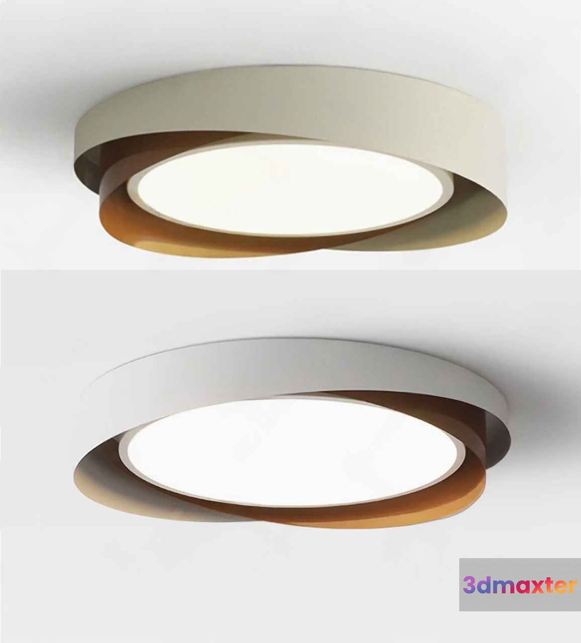 Gold Light Fixture 3D Model - 17634 - VRAY Render