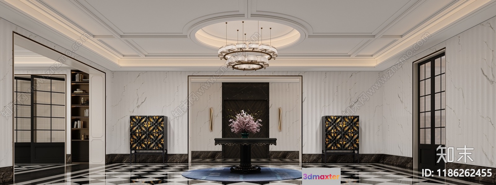 Modern Luxury Interior 3D Model - 1919 - VRAY Render