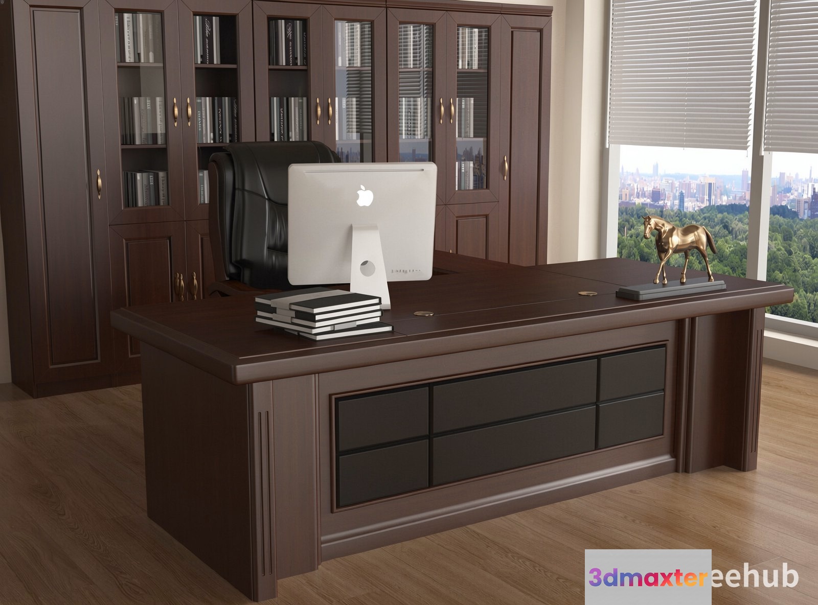 Office Desk 3D Model - 19711 - VRAY Render