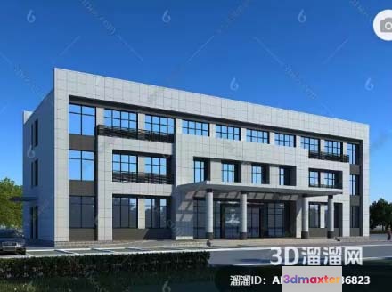 A 3D Building Model 3D Model - 5747 - VRAY Render