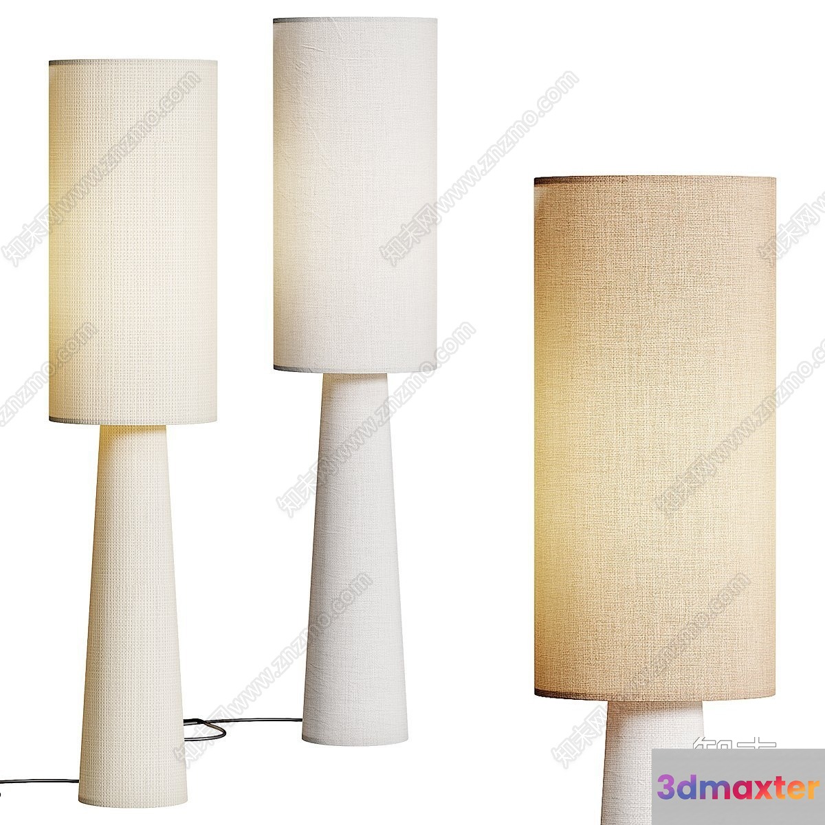 Modern Floor Lamps 3D Model - 14264 - VRAY Render