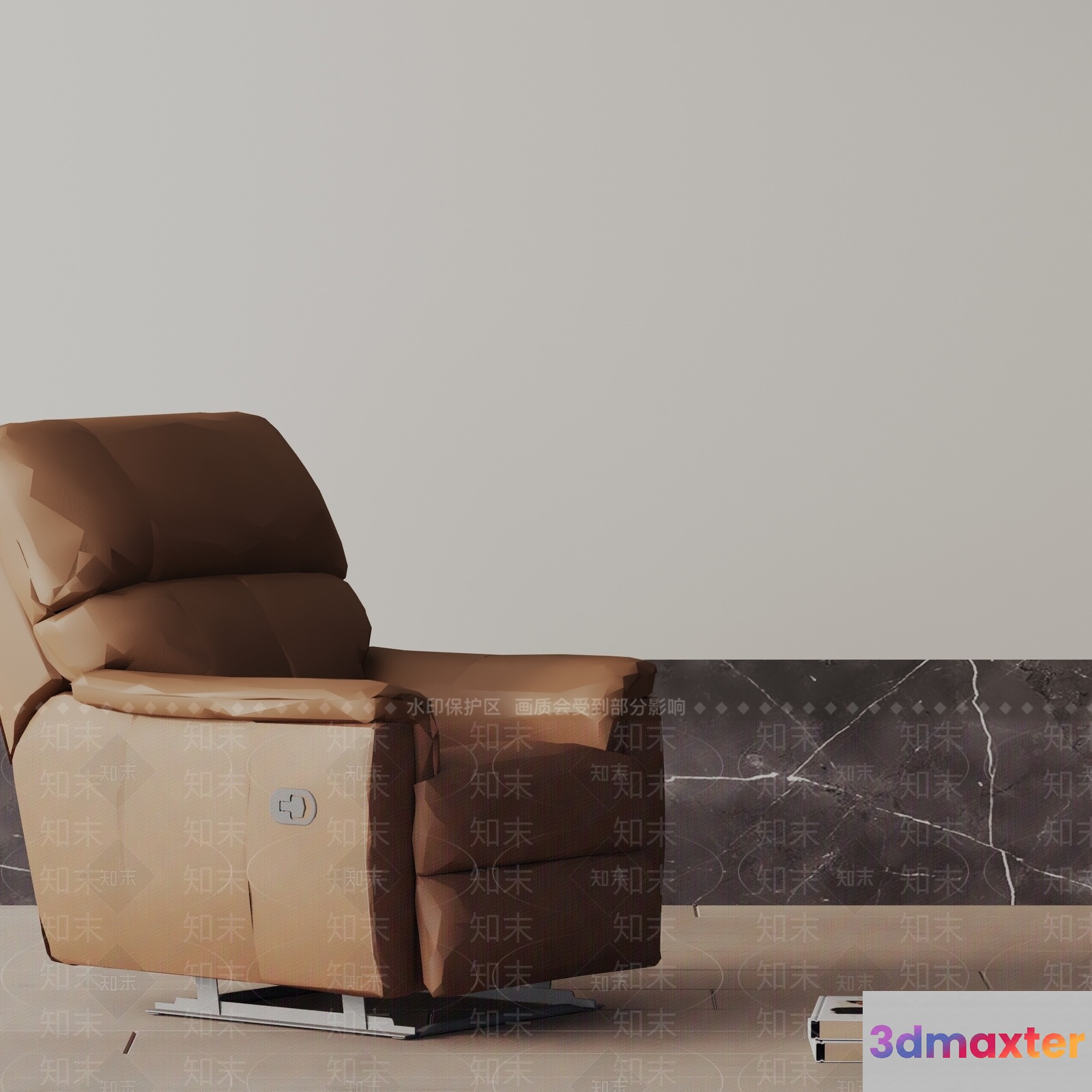 Modern Reclining Chair 3D Model - 18256 - VRAY Render