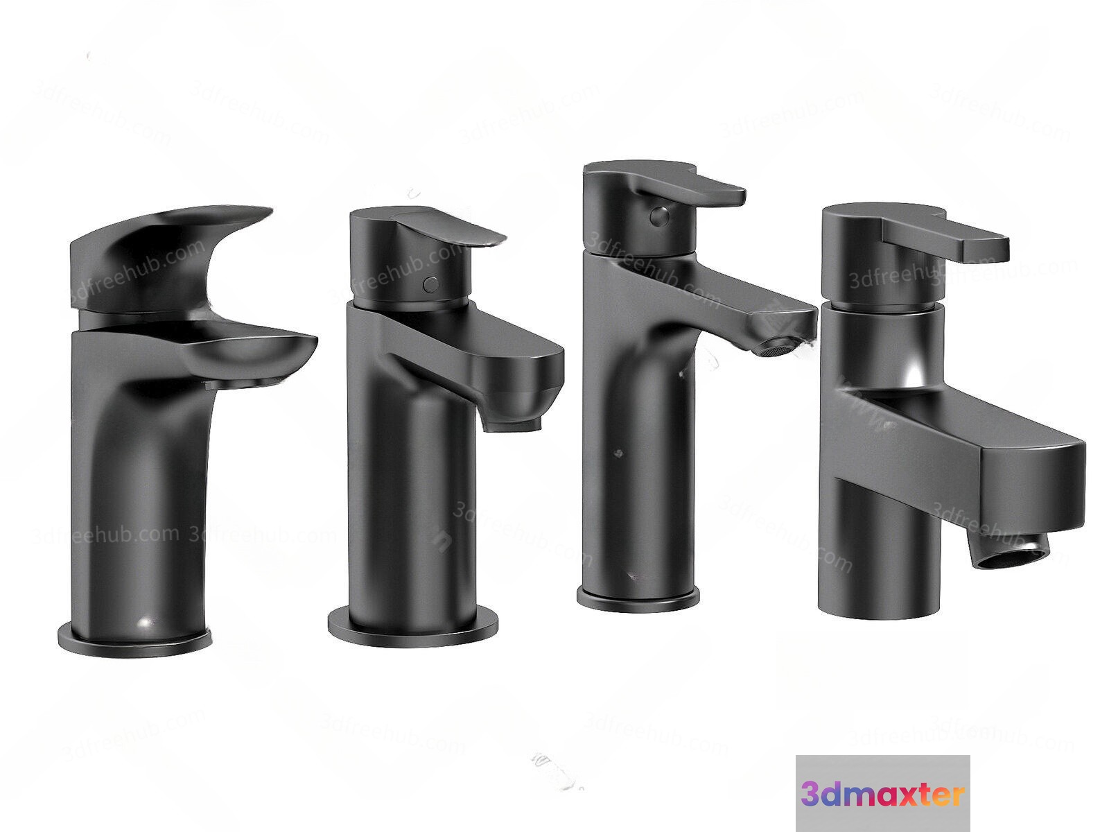 A Modern Bathroom Faucet 3D Model - 22412 - VRAY Render