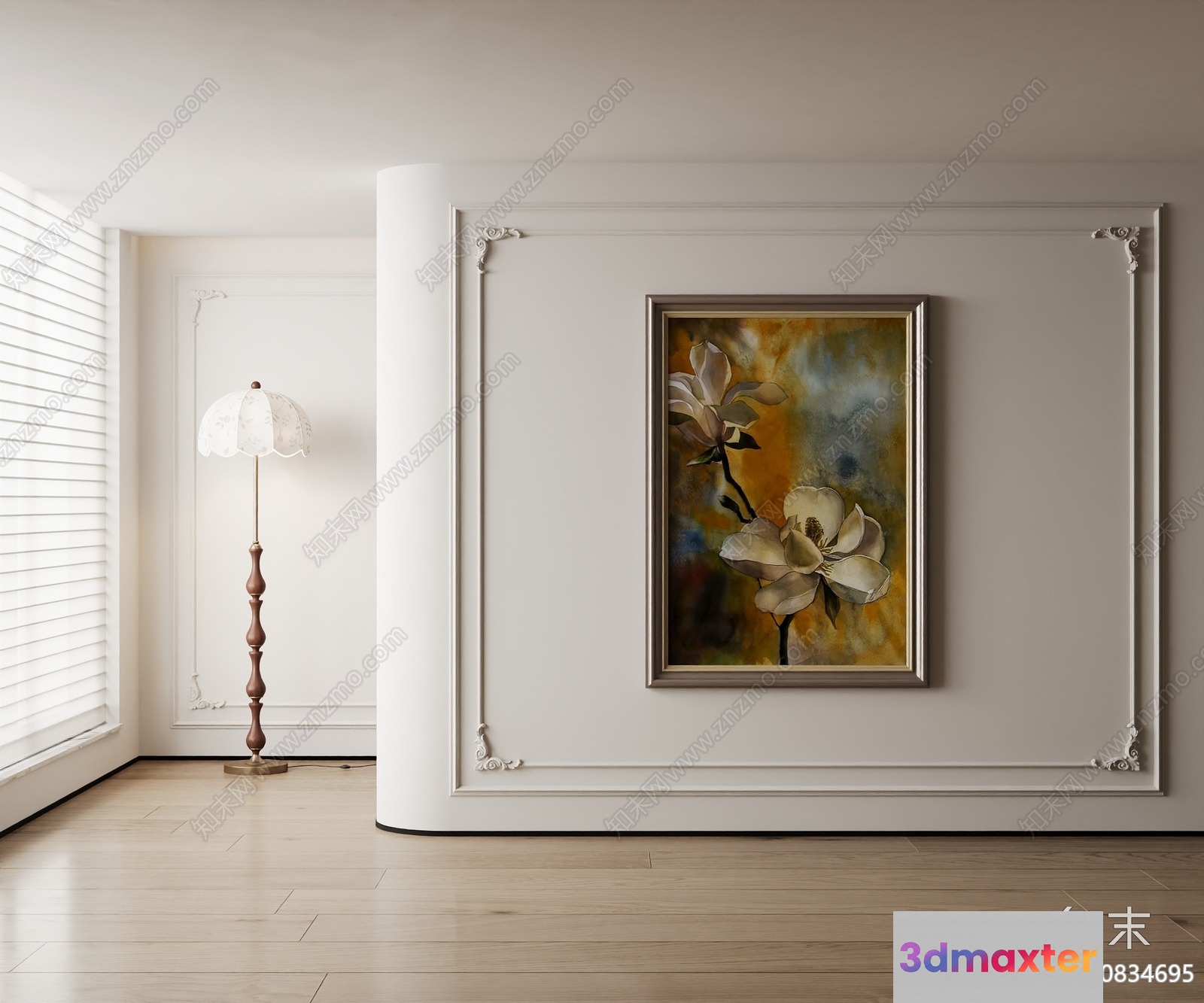 Modern Living Room 3D Model - 22065 - CORONA Render
