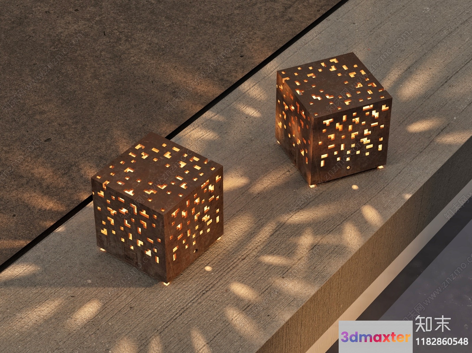 Outdoor Decorative Lighting 3D Model - 14025 - VRAY Render