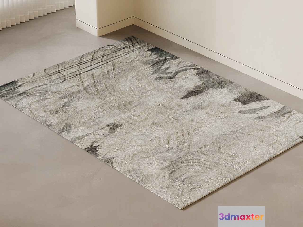 Modern Gray Rug 3D Model - 6359 - VRAY Render