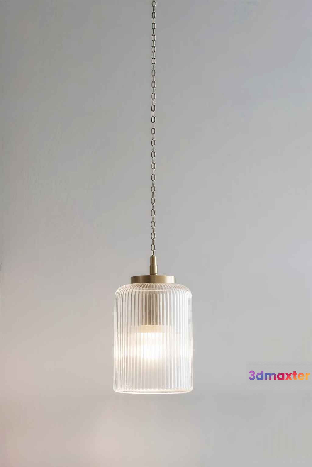 A Gold Light Fixture 3D Model - 7387 - CORONA Render