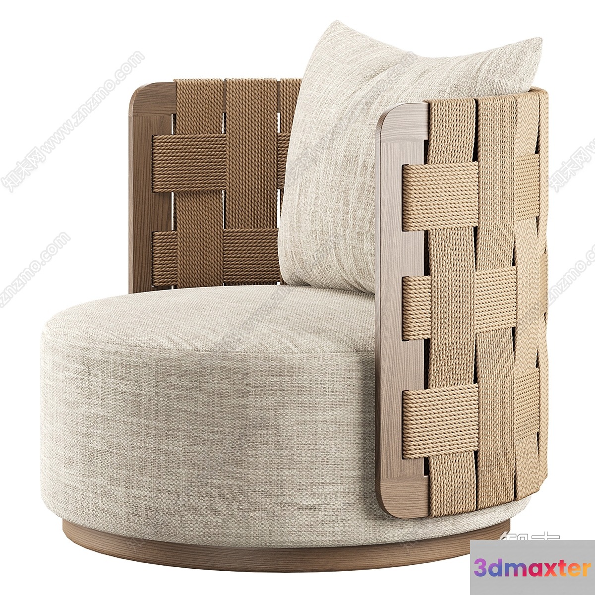 Modern Swivel Chair 3D Model - 14484 - VRAY Render