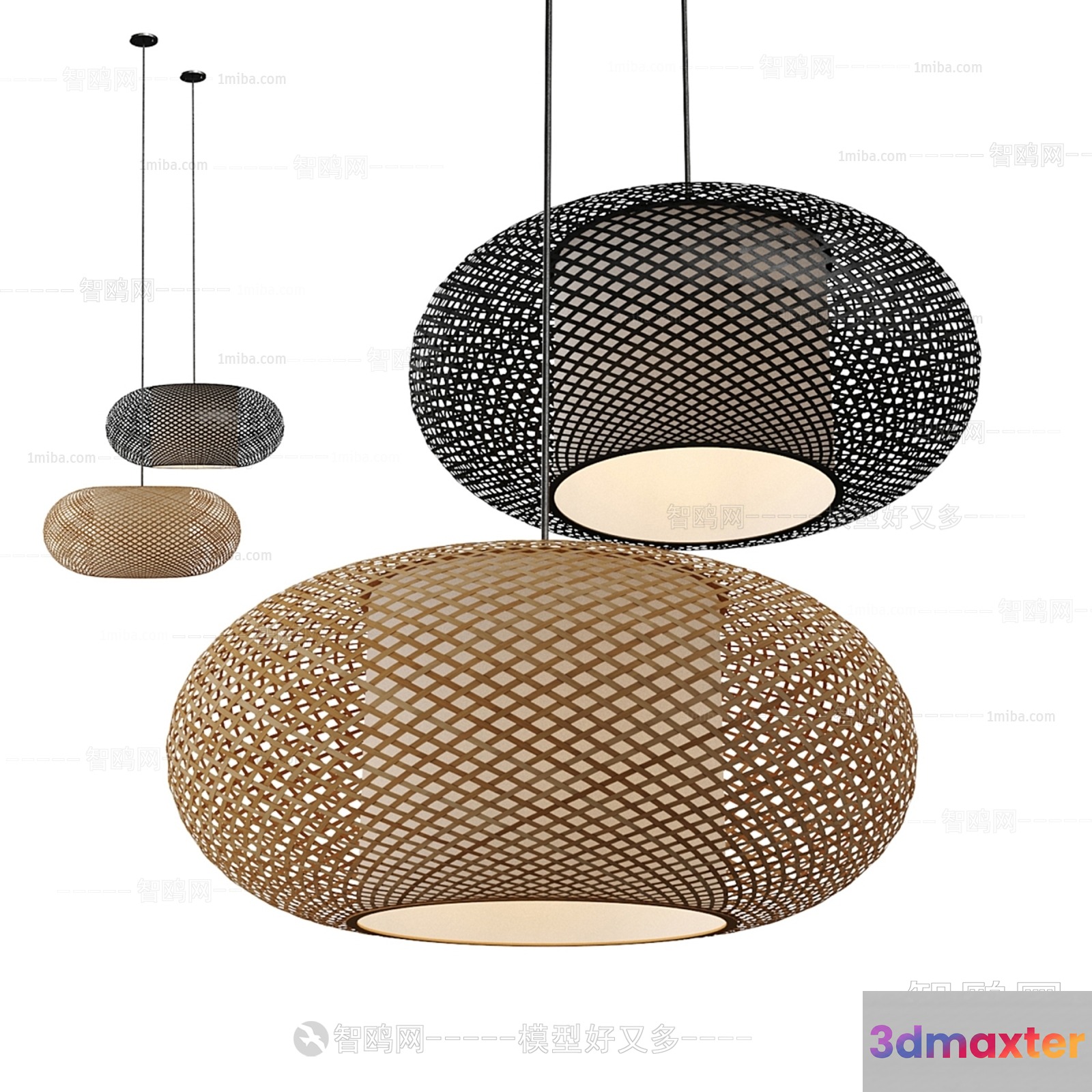 Gold Light Fixture 3D Model - 6462 - VRAY Render