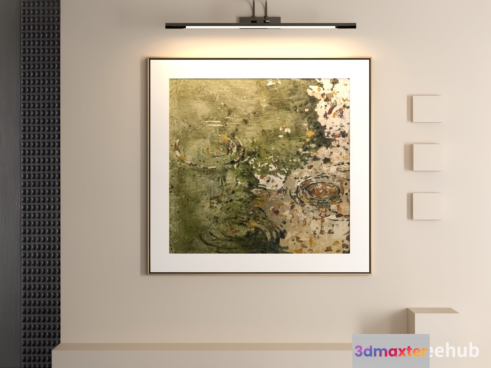 Modern Art Piece 3D Model - 19335 - VRAY Render