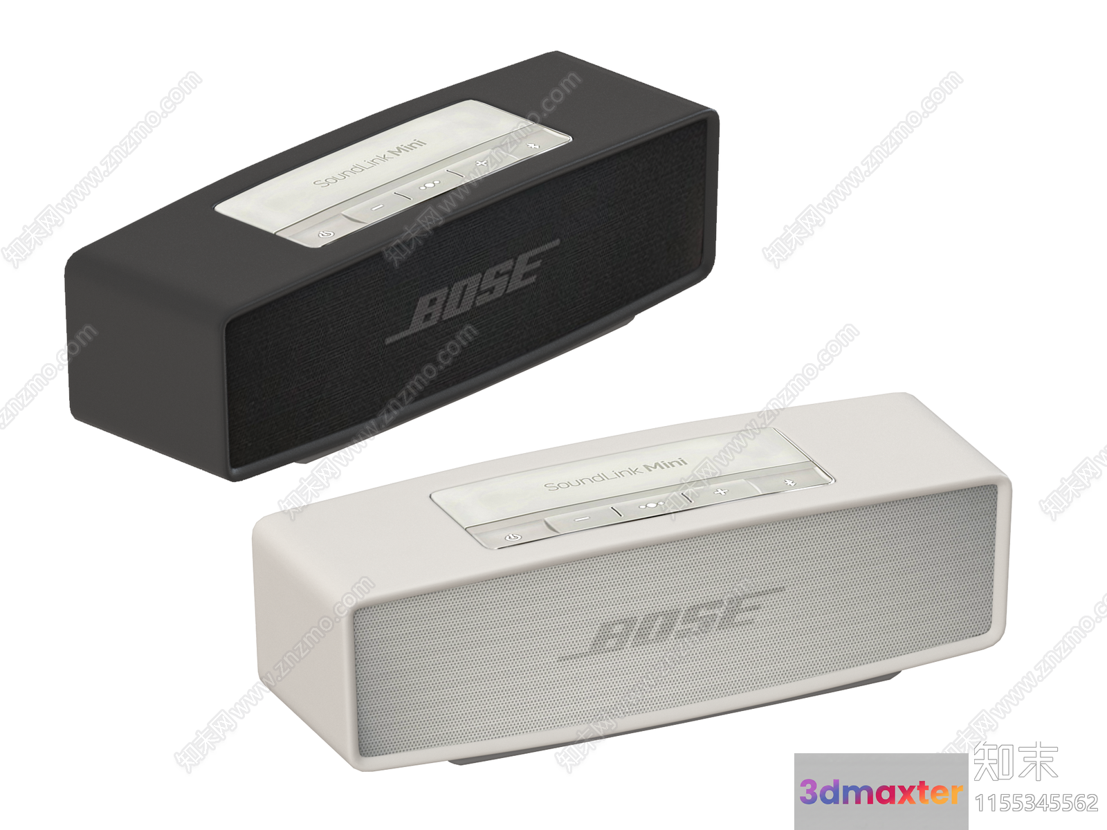 A Pair Of Bose Speakers 3D Model - 14431 - VRAY Render