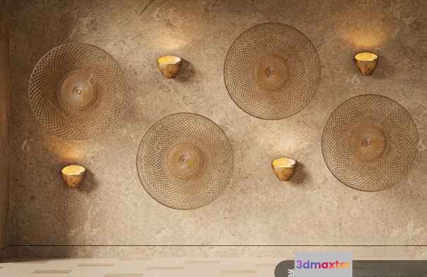 Woven Wall Decor 3D Model - 17266 - VRAY Render