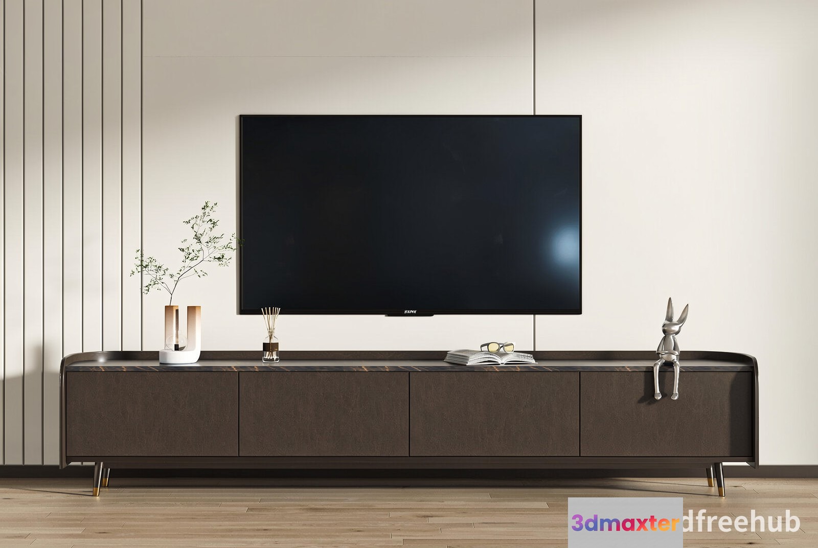 Modern Living Room 3D Model - 19984 - VRAY Render