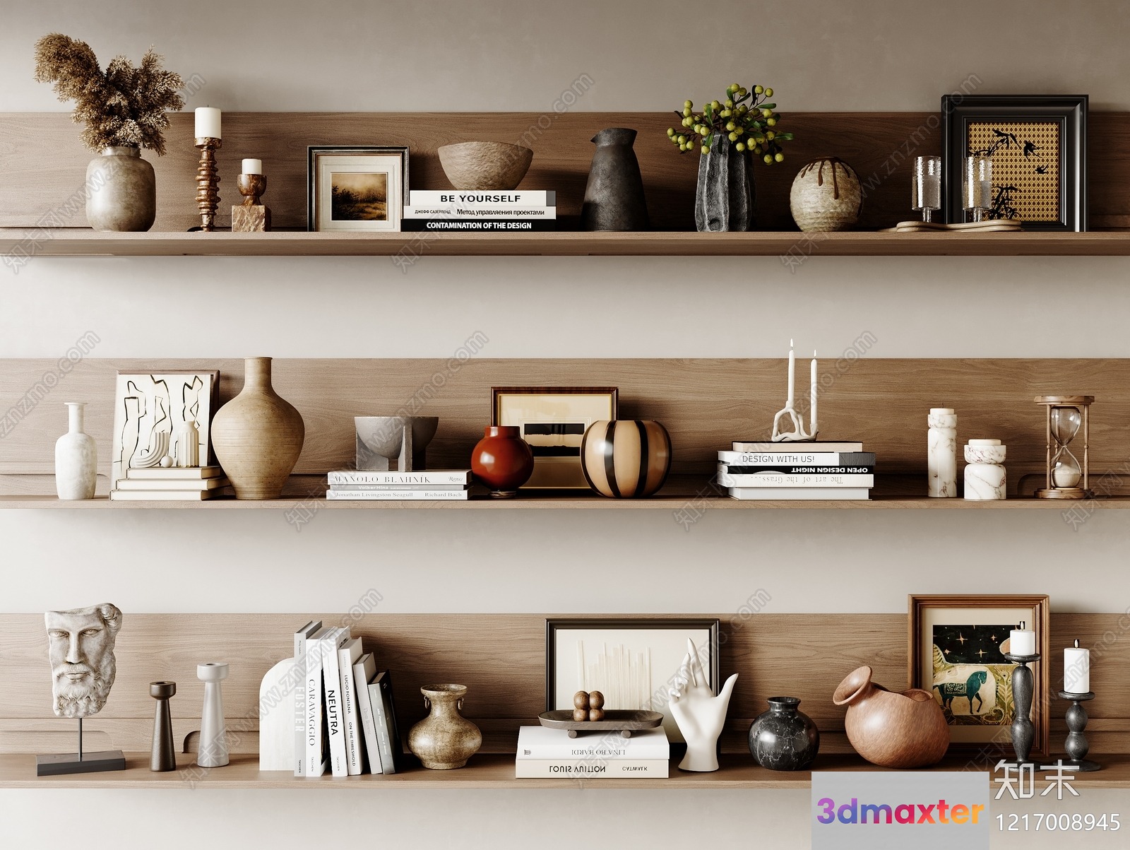Minimalist Home Decor 3D Model - 16450 - VRAY Render