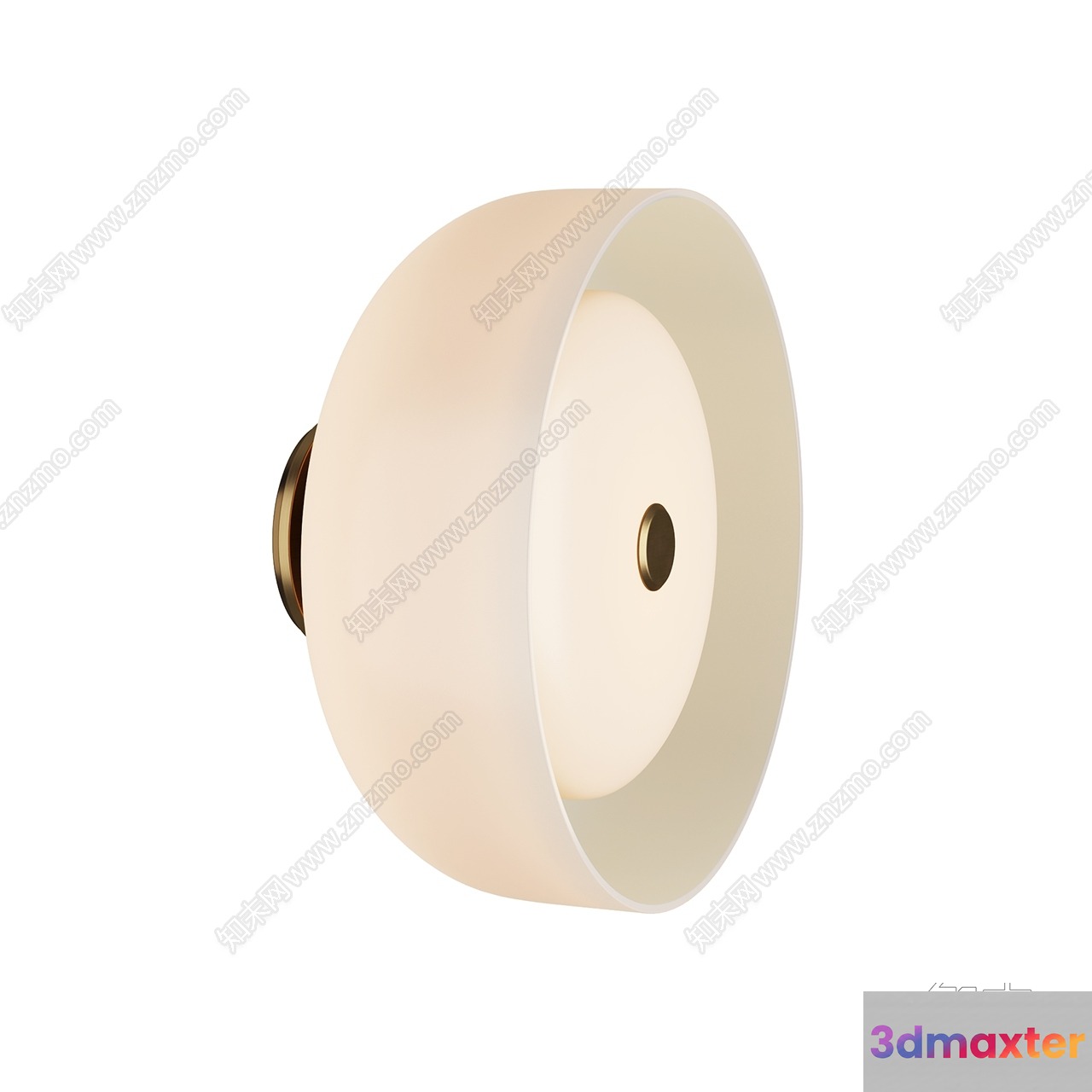 Gold Light Fixture 3D Model - 9293 - CORONA Render