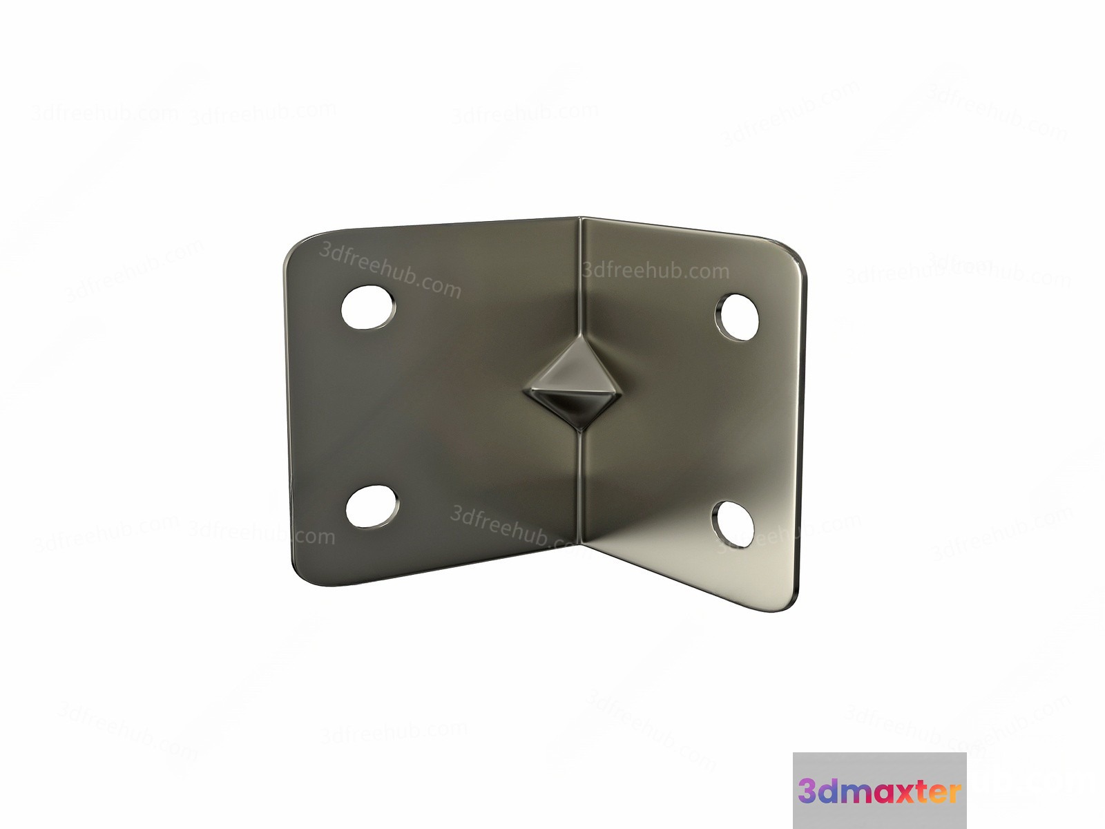 A Metal Bracket 3D Model - 6214 - VRAY Render