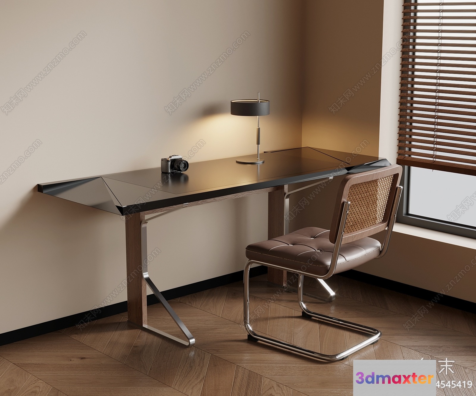 Modern Home Office 3D Model - 16899 - VRAY Render