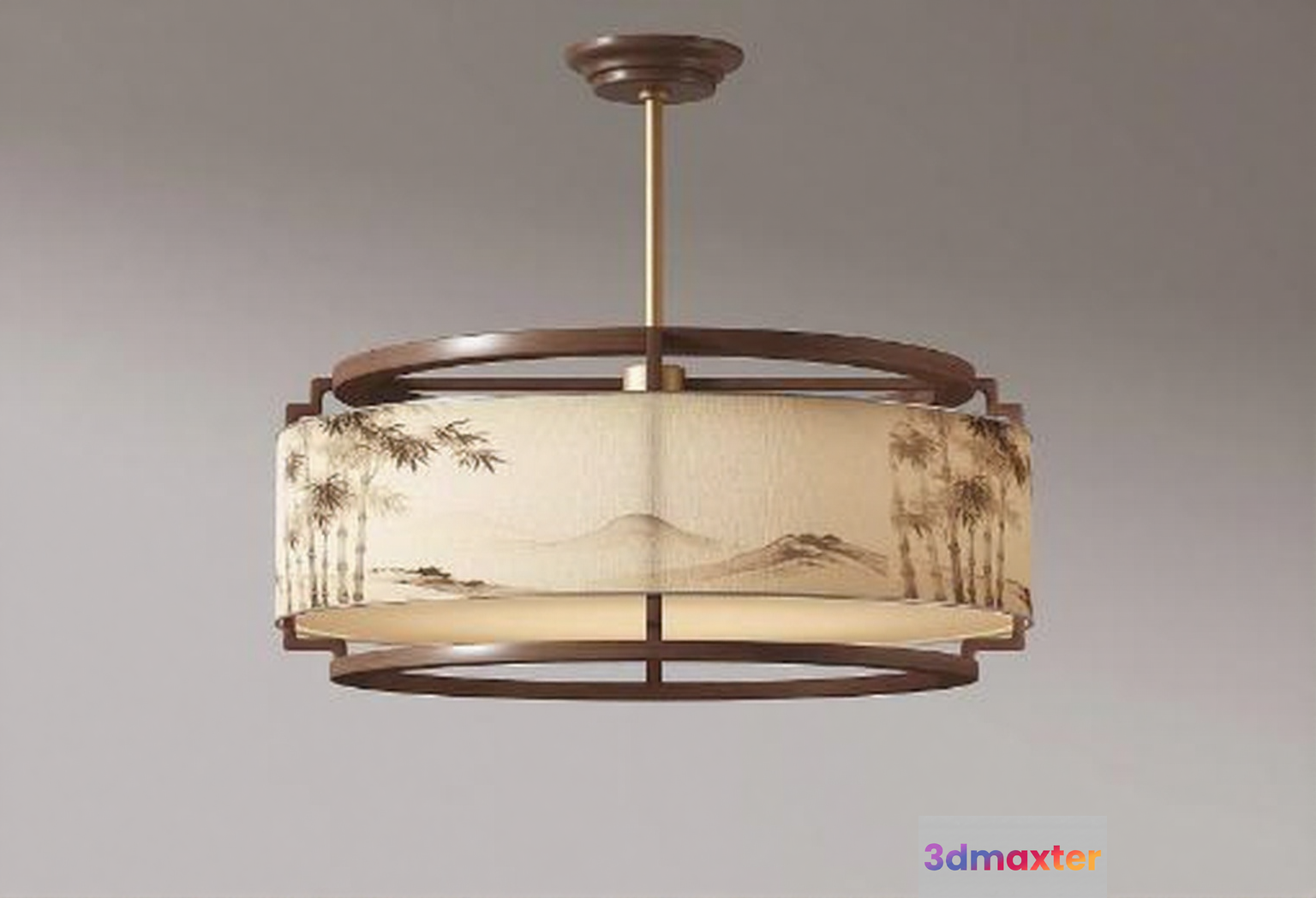 Gold Light Fixture 3D Model - 5332 - VRAY Render