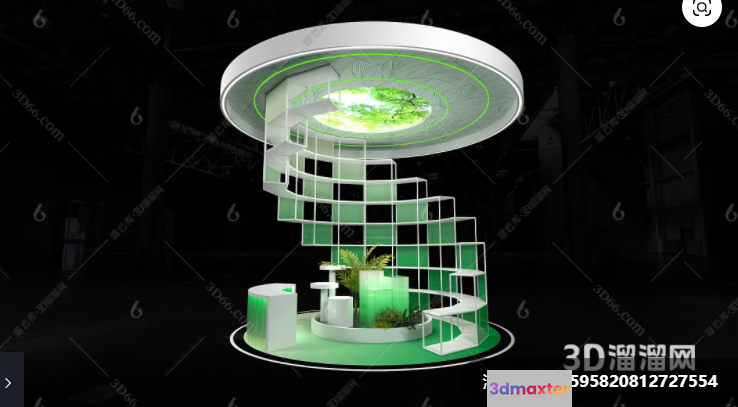 Modern 3D Rendering Of A Futuristic Room 3D Model - 7743 - VRAY Render