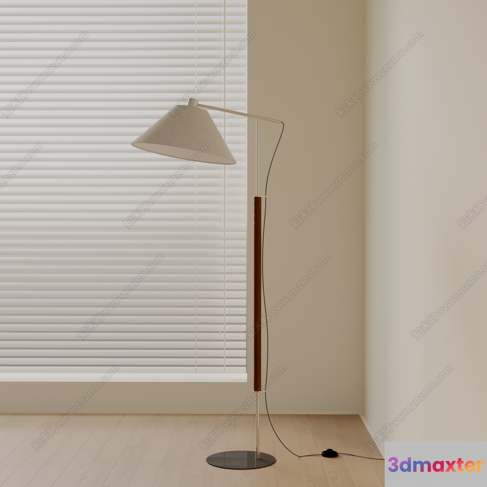 Modern Floor Lamp 3D Model - 11220 - VRAY Render