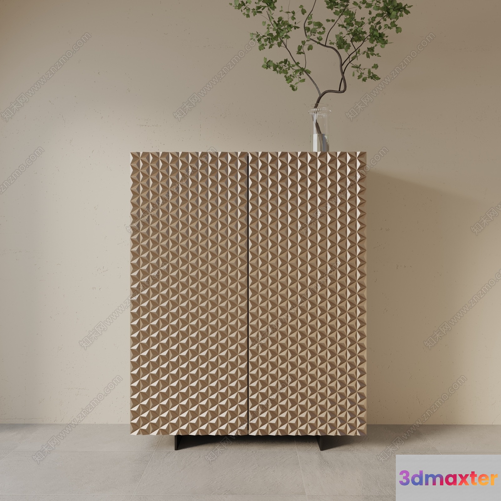 Modern Cabinet 3D Model - 726 - VRAY Render