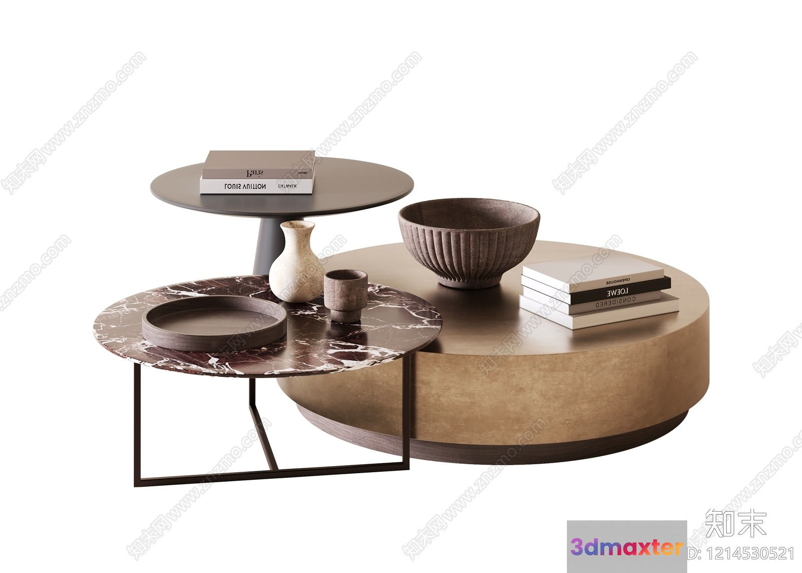 Modern Coffee Table 3D Model - 23161 - VRAY Render