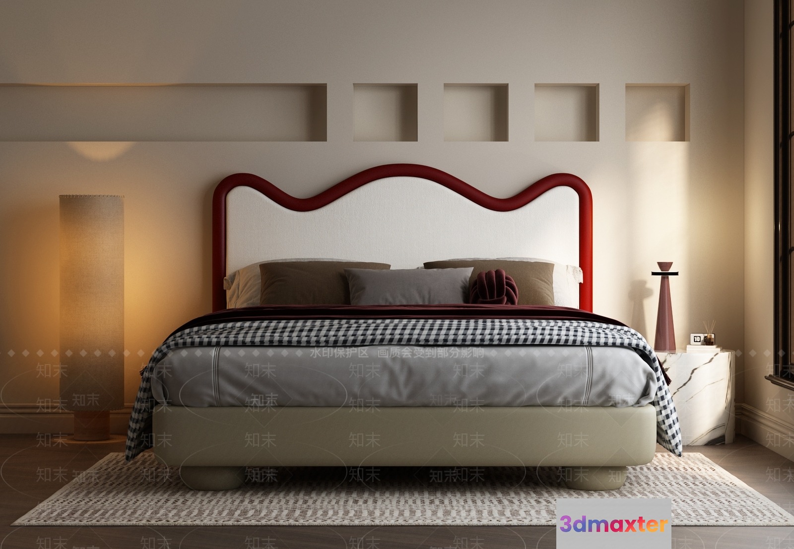 Cozy Bedroom 3D Model - 16963 - VRAY Render