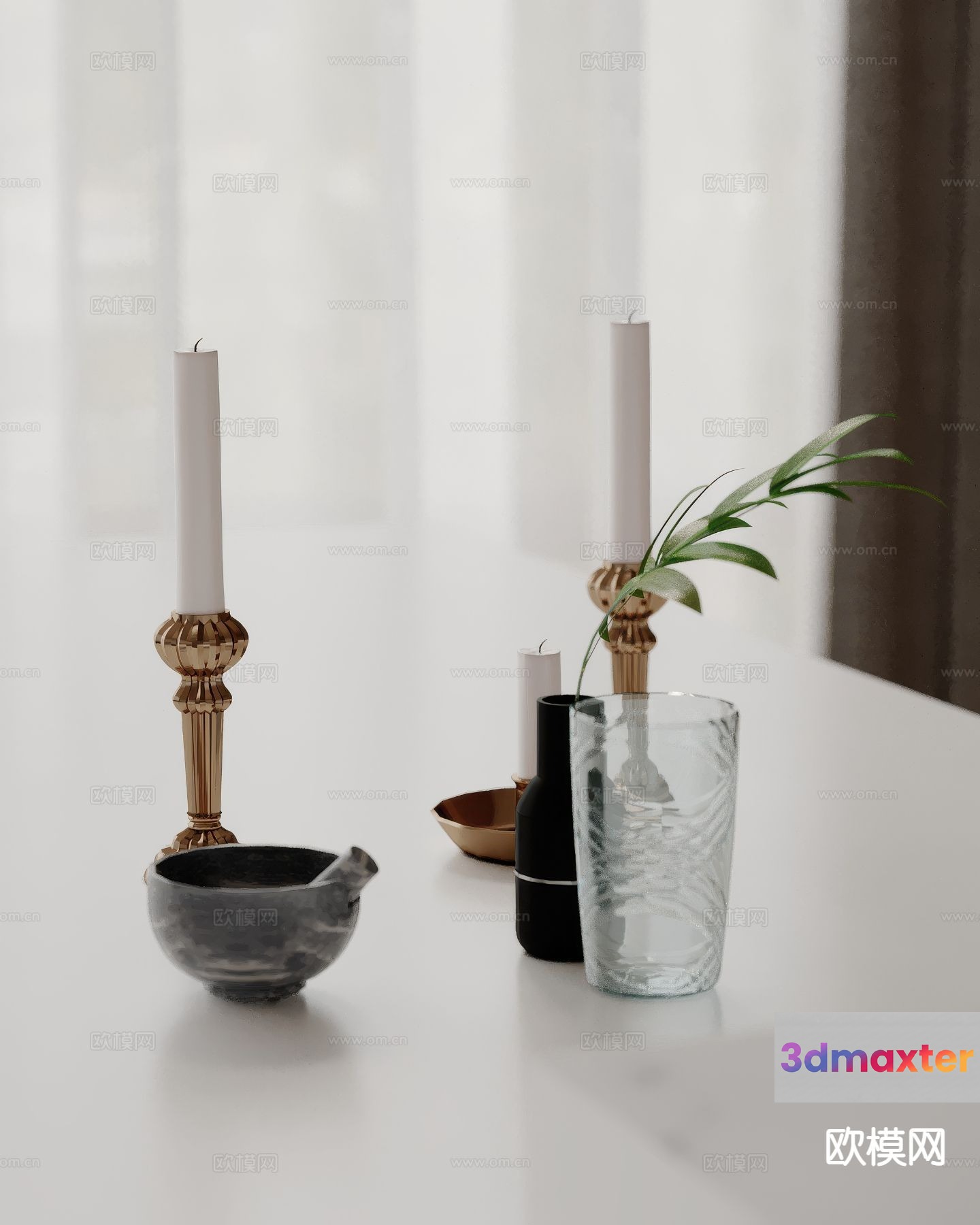 Cozy Living Room 3D Model - 2710 - VRAY Render