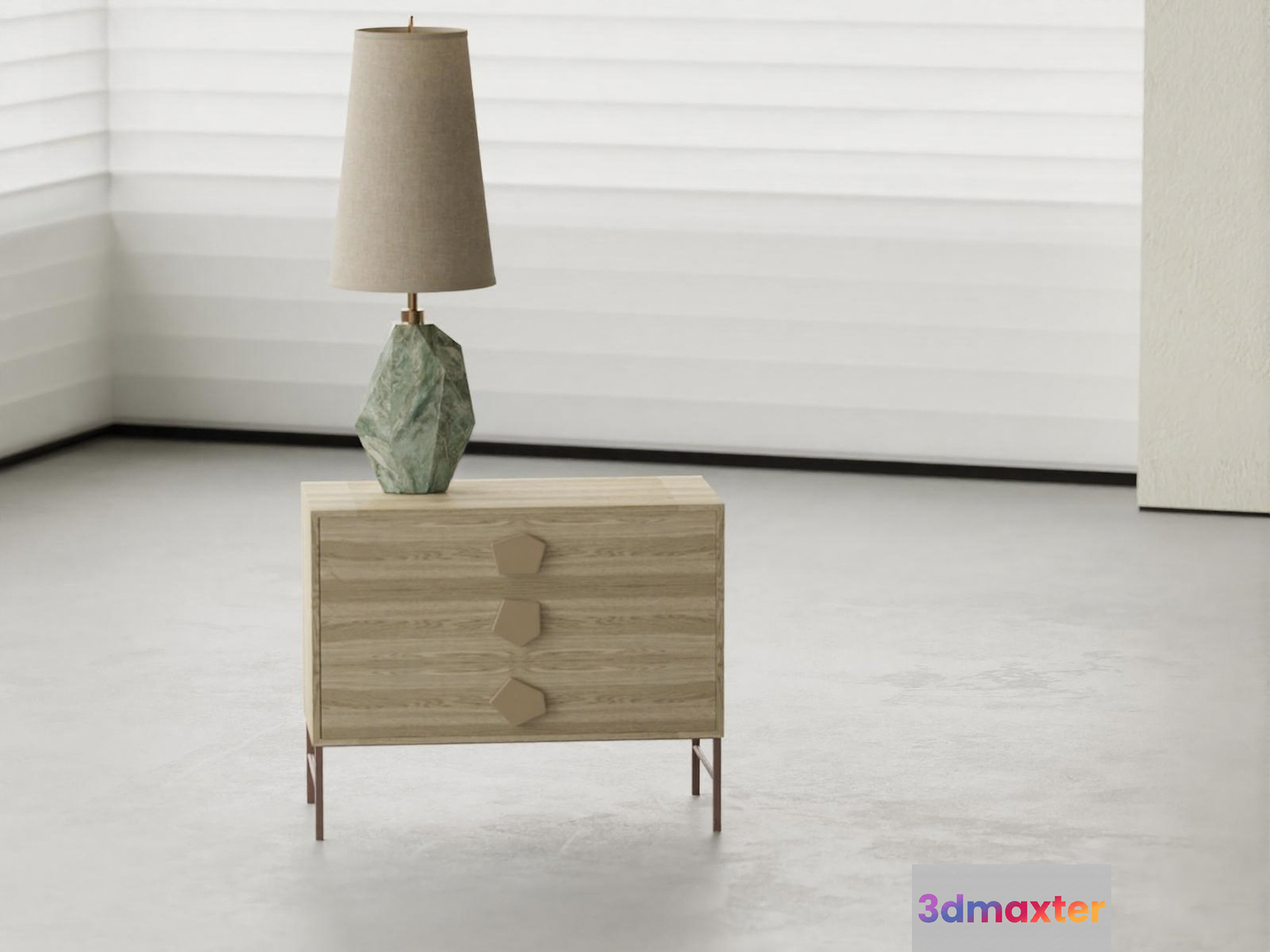 Modern Wooden Furniture 3D Model - 17200 - VRAY Render