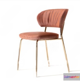 A Pink Chair 3D Model - 19707 - VRAY Render