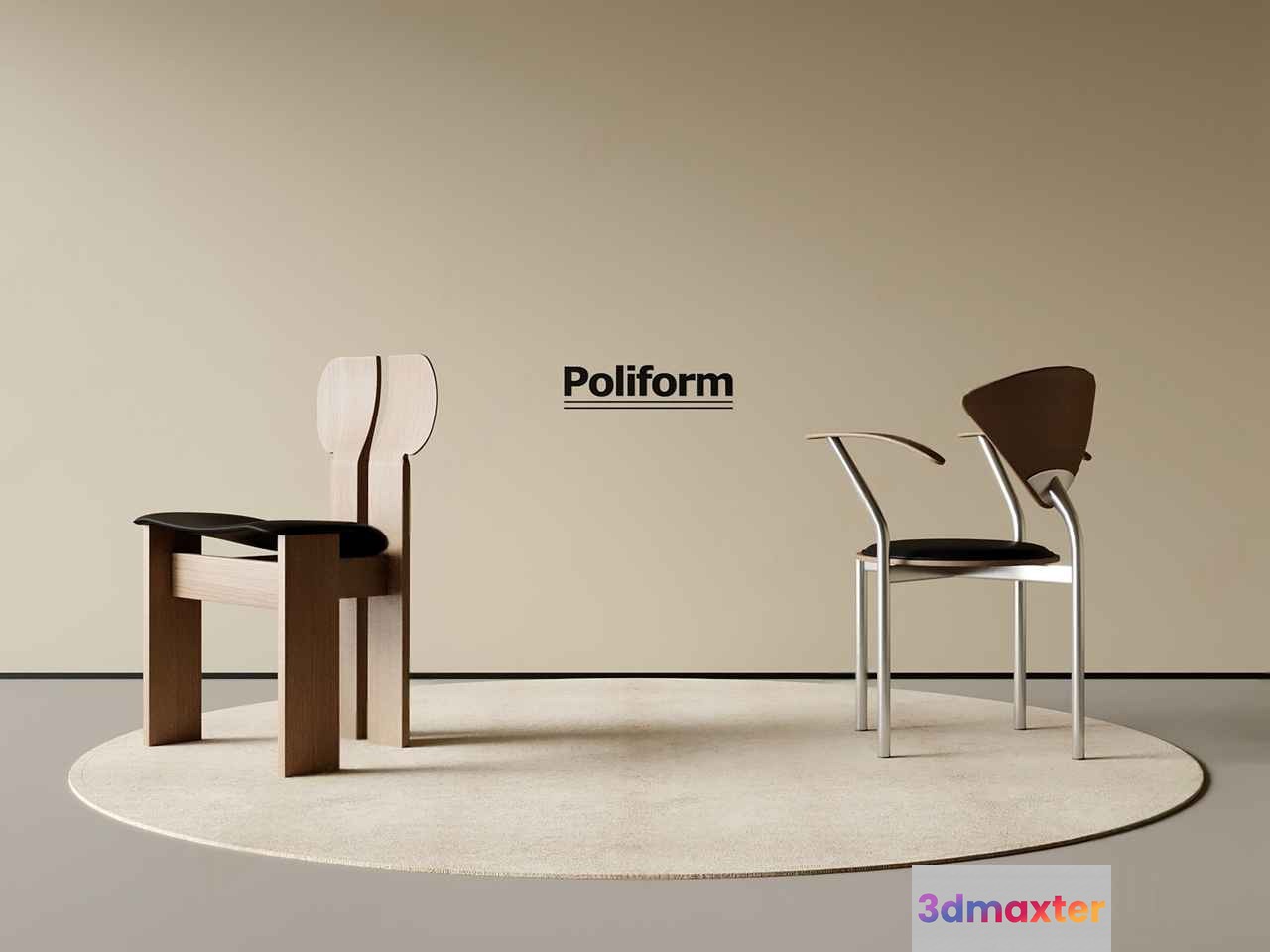 Modern Office Chairs 3D Model - 9943 - CORONA Render