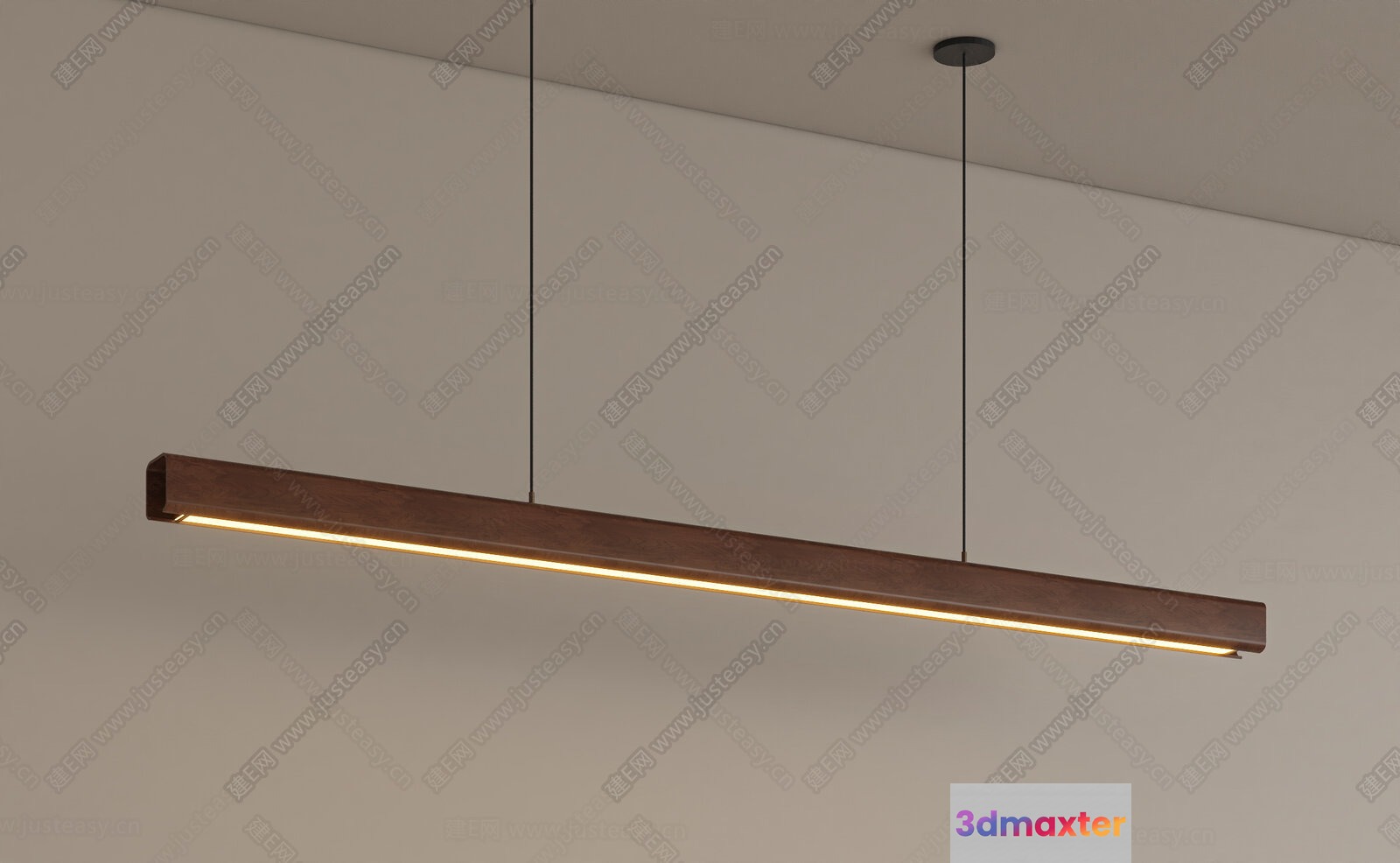 Gold Light Fixture 3D Model - 12396 - VRAY Render