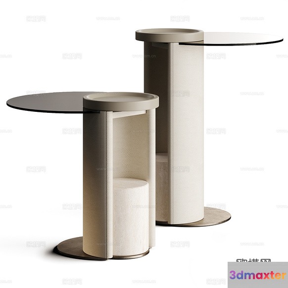 Modern Minimalist Tables 3D Model - 622 - CORONA Render